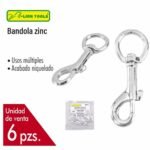 Bandola destorcedor de zinc 3 x 7/16