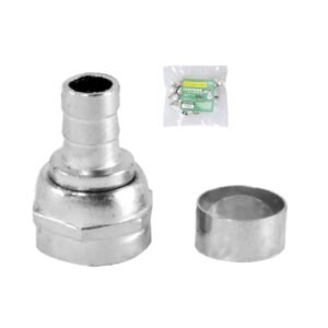 CAMPANA VIDEO COAXIAL PRESION RG6 10 PZS LION TOOLS