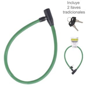 Candado cable multiusos 60 cm