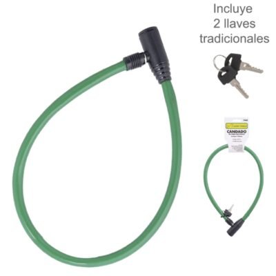 Candado cable multiusos 60 cm