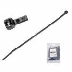 Cinchos negros de plástico 10 cm