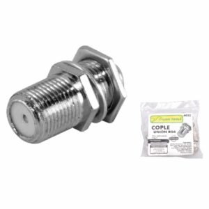 Cople union video coaxial RG6 10 piezas