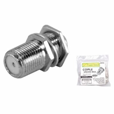 Cople union video coaxial RG6 10 piezas
