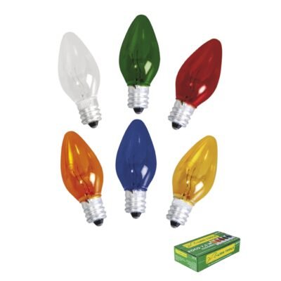 Focos de colores 7.5w E12 50 pzs