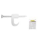 Grapa cable plano 10 mm 20 pzs.