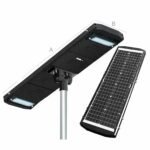 Luminaria suburbana solar 80w