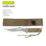 CUCHILLO 7 MANGO CUERDA VERDE FUNDA NYLON LION TOOLS