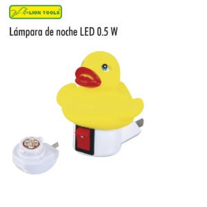 LAMPARA DE NOCHE LED .4 W PATITO LION TOOLS