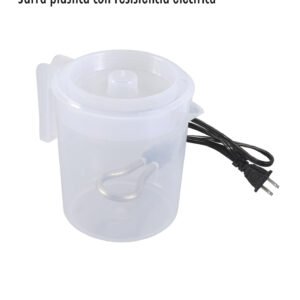 JARRA PLASTICA 1 LITRO CON RESISTENCIA ELECTRICA 127V-500W