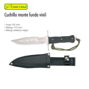 CUCHILLO 6 PLASTICO FUNDA LION TOOLS