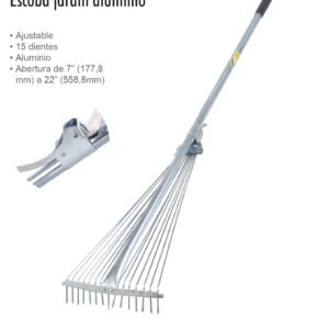 ESCOBA JARDIN ALUMINIO AJUSTABLE LION TOOLS