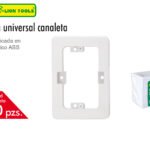 CAJA UNIVERSAL PARA CANALETA 10 PZS LION TOOLS