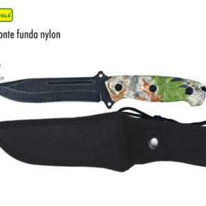 CUCHILLO 7 MANGO CAMUFLAJE FUNDA NYLON LION TOOLS