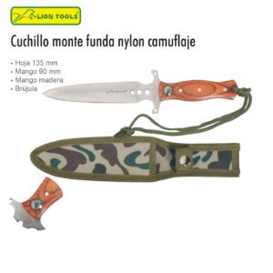 CUCHILLO 5 FUNDA BRUJULA MAD LION TOOLS