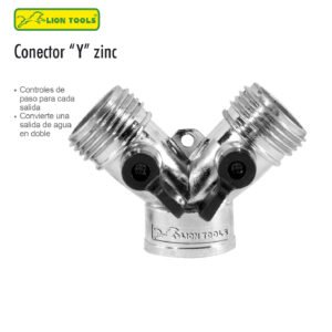 CONECTOR PARA MANGUERA Y ZINC 3/4" LION TOOLS