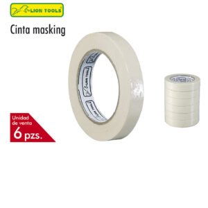 CINTA MASKING 18X50 LION TOOLS 3/4