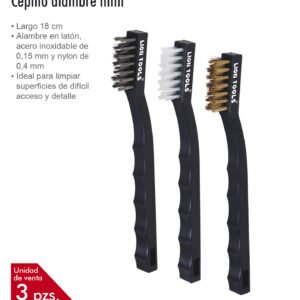 CEPILLO MINI 3 PIEZAS 7" LION TOOLS