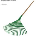 Escoba para jardin sencilla 22 dientes Lion Tools