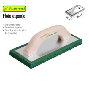 FLOTA ESPONJA 9 1/2x4x 3/4 ASPERO MADERA LION TOOLS