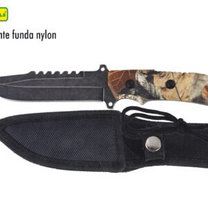 CUCHILLO 6 MANGO CAMUFLAJE FUNDA NYLON LION TOOLS