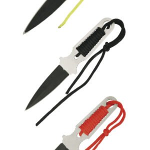 CUCHILLO 3 PZS 3 1/2 MANGO CUERDA FUNDA NYLON LION TOOLS