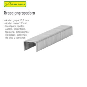 GRAPA 1/4 6mm PARA ENGRAPADORA LION TOOLS