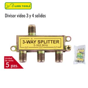 DIVISOR VIDEO 4 SALIDAS ZINC LION TOOLS