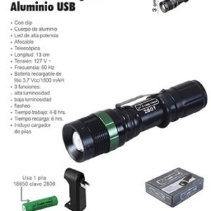 Linternas recargables de cabeza 1 led de alta potencia 5 400 - Lion tools