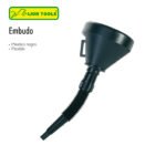 EMBUDO 18 PLASTICO NEGRO FLEX LION TOOLS