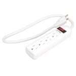 Barra multicontacto 4 entradas y usb