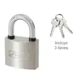 Candado de acero cromado 60mm