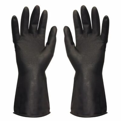 Guantes de latex negro m