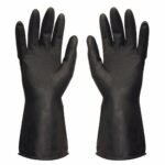 Guantes de latex negro talla grande