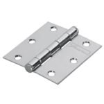 Bisagra cuadrada 3 pulgadas plata