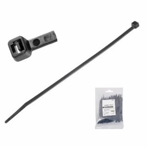Cinchos negros de plástico 20 cm