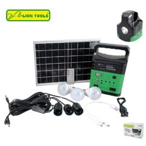 Sistema de iluminacion solar de emergencia Lion tools