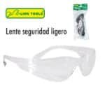 Lentes de seguridad ligeros transparentes