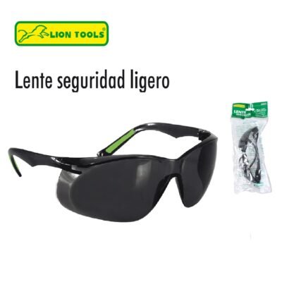 Lentes ligeros de seguridad mica negra