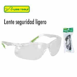 Lentes ligeros de seguridad mica transparente