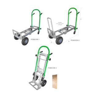 Diablo plegable de aluminio