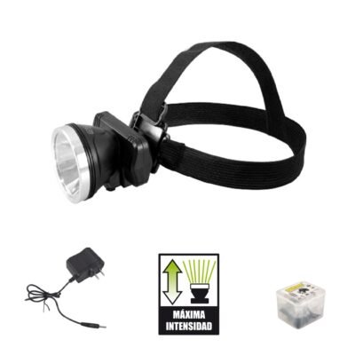 Lampara para cabeza recargable 150 lumenes