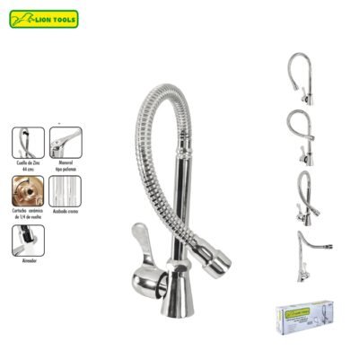 Llave flexible para lavabo Lion tools