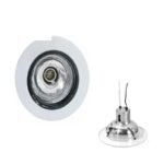 Luminaria spot empotrable a techo blanco 8cm