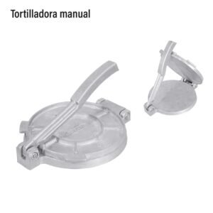 Tortilladora manual de aluminio