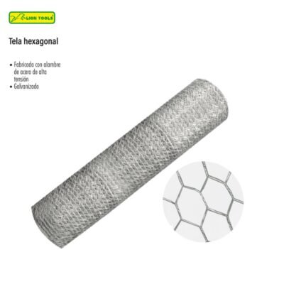 Malla hexagonal galvanizada