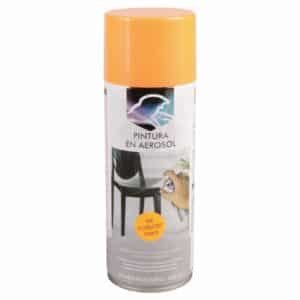 Pintura en aerosol naranja fluorescente
