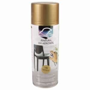 Pintura en aerosol oro brillante
