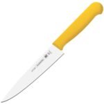Cuchillo carnicero 12 pulgadas mango amarillo