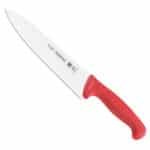 Cuchillo carnicero 12 pulgadas mango rojo