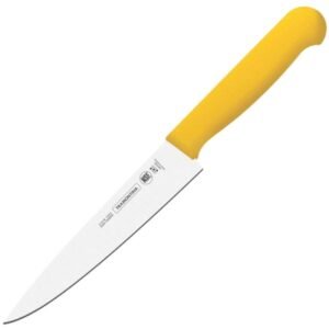 Cuchillo carnicero de chef Tramontina 8" amarillo